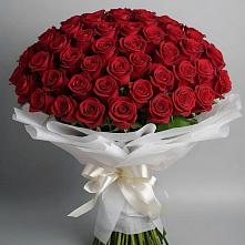 Букет 101 Красная роза Блэк Мэджик в Воздвиженское