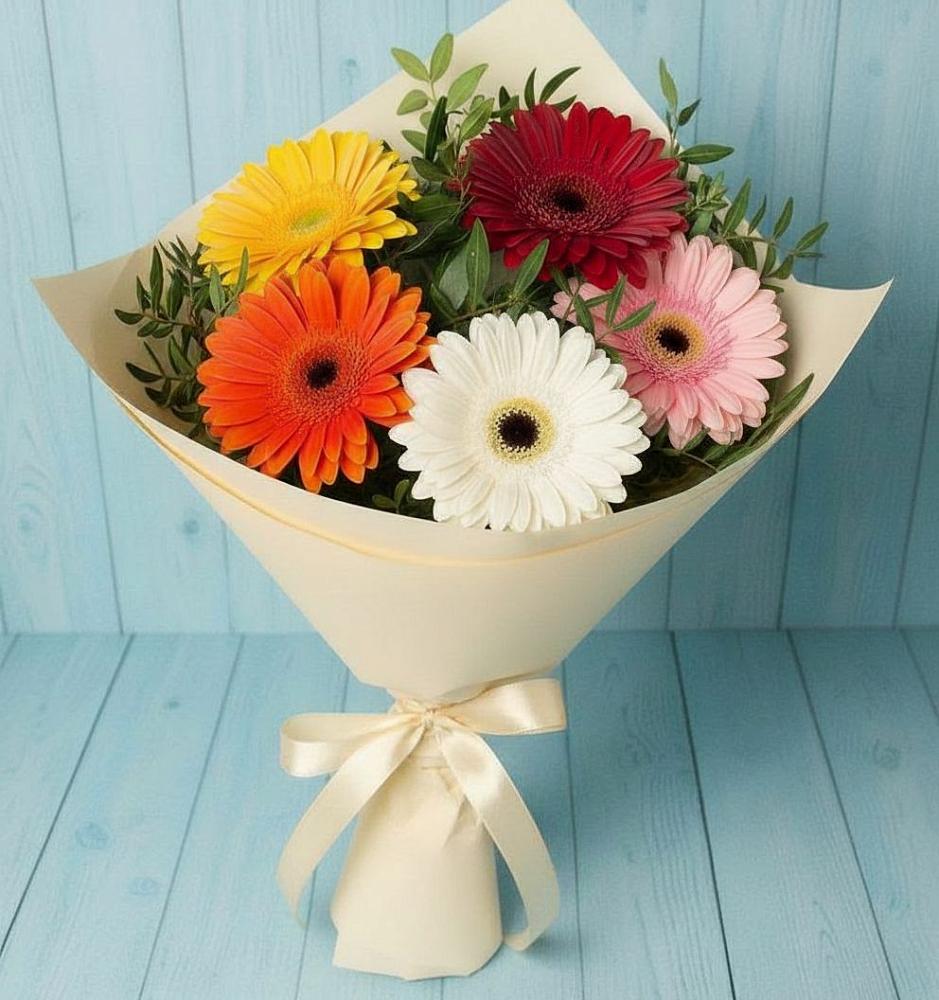 Букет цветов из: Герберы в Воздвиженское