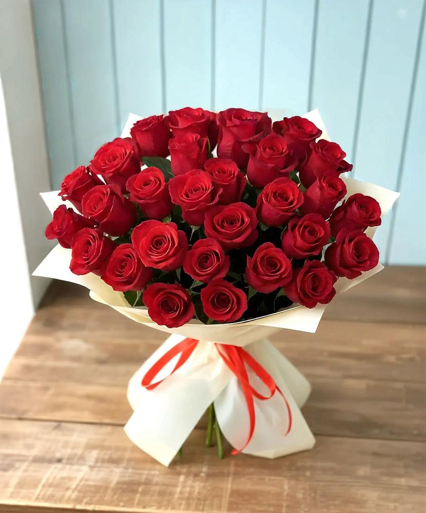 Букет 29 Красных роз в Воздвиженское