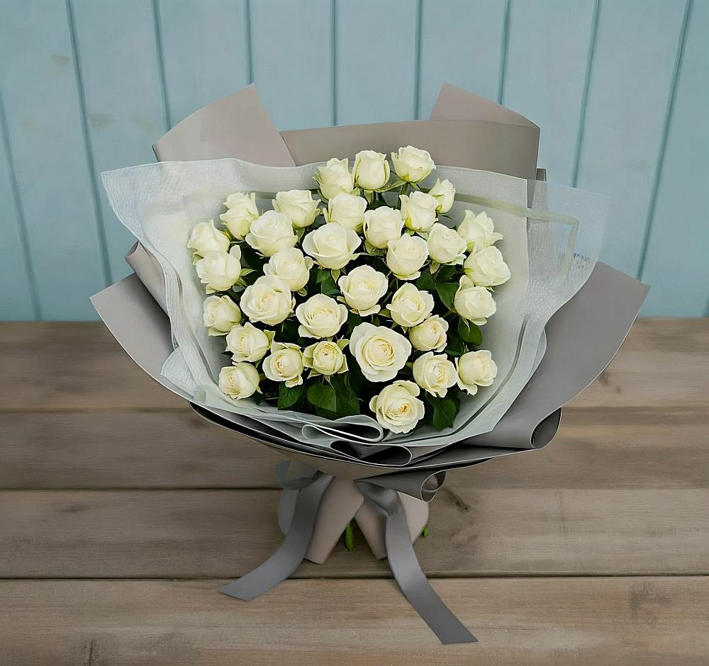 Букет Белоснежная нежность в Воздвиженское
