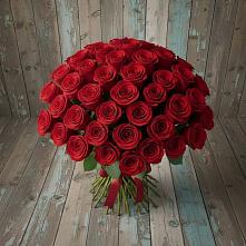 Букет 55 Красных роз Фридом #REPLACE_PRED# Воздвиженское