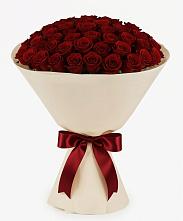 Букет 101 Бордовая роза Блэк Бакарра в Воздвиженское