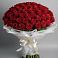 Букет 101 Красная роза Блэк Мэджик в Воздвиженское
