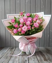 Букет Розовый кустик #REPLACE_PRED# Воздвиженское