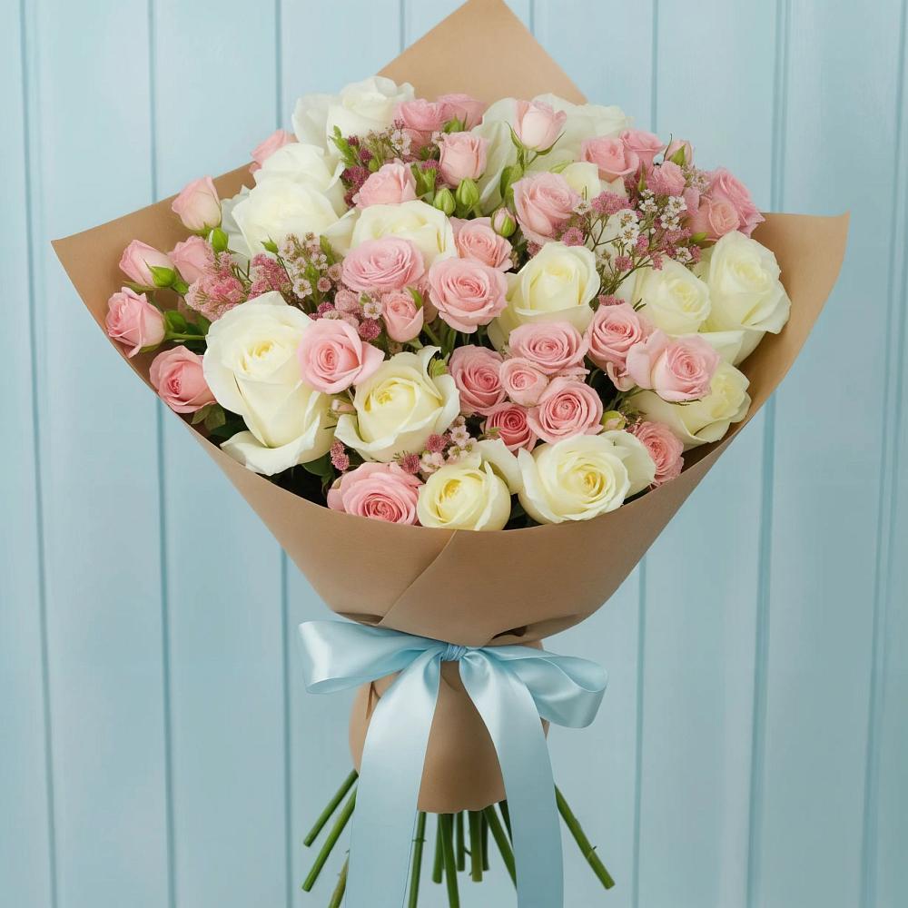 Букет цветов из: Розы в Воздвиженское