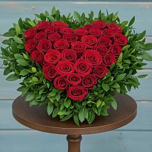 Цветочная композиция из Розы в виде сердца в Воздвиженское