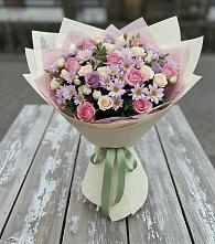 Букет цветов из:  Розы и Хризантемы в Воздвиженское