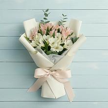 Букет цветов из:  Альстромерии в Воздвиженское