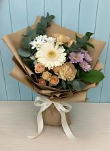 Букет цветов из:  Герберы и Хризантемы в Воздвиженское