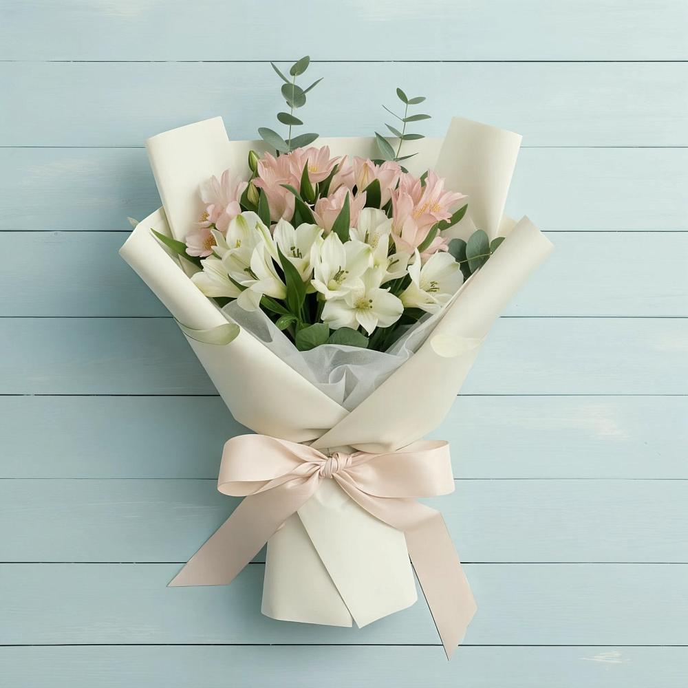 Букет цветов из: Альстромерии в Воздвиженское