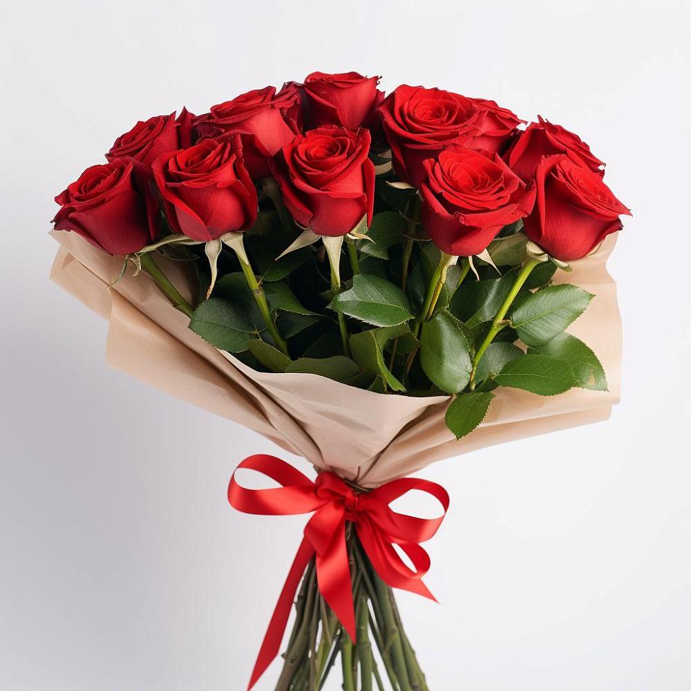 Букет 11 Красных роз Эдлесс Лав в Воздвиженское