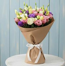 Букет цветов из:  Лизиантусы в Воздвиженское